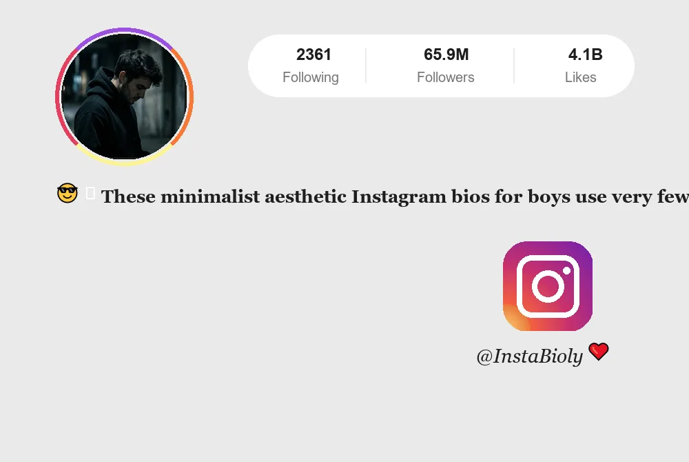 Aesthetic Instagram Bio for Boys | Cool & Stylish Profile Ideas