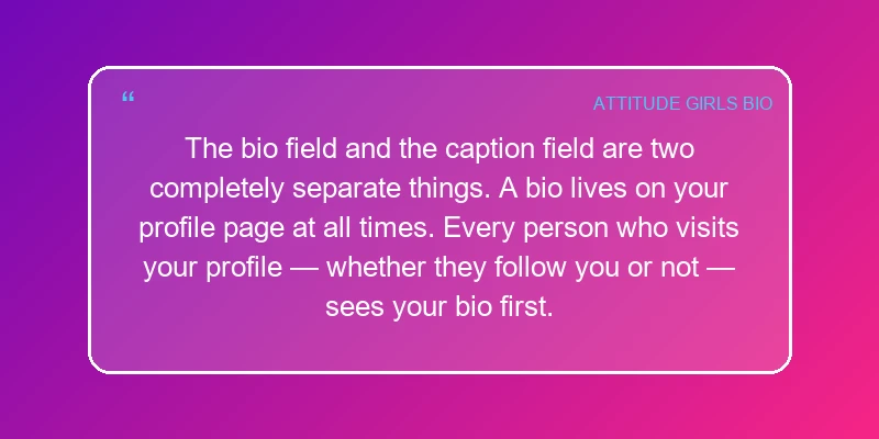 Attitude Instagram Bio For Girls Bio Card 1 | InstaBioAura Instagram Bios
