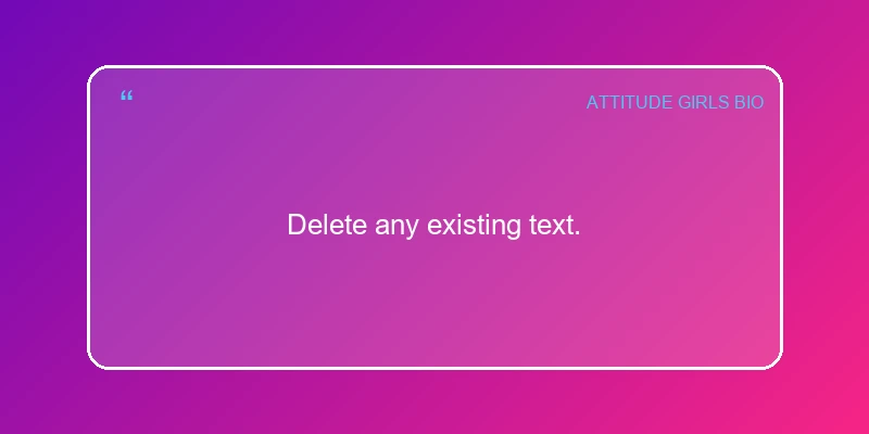 Attitude Instagram Bio For Girls Bio Card 5 | InstaBioAura Instagram Bios