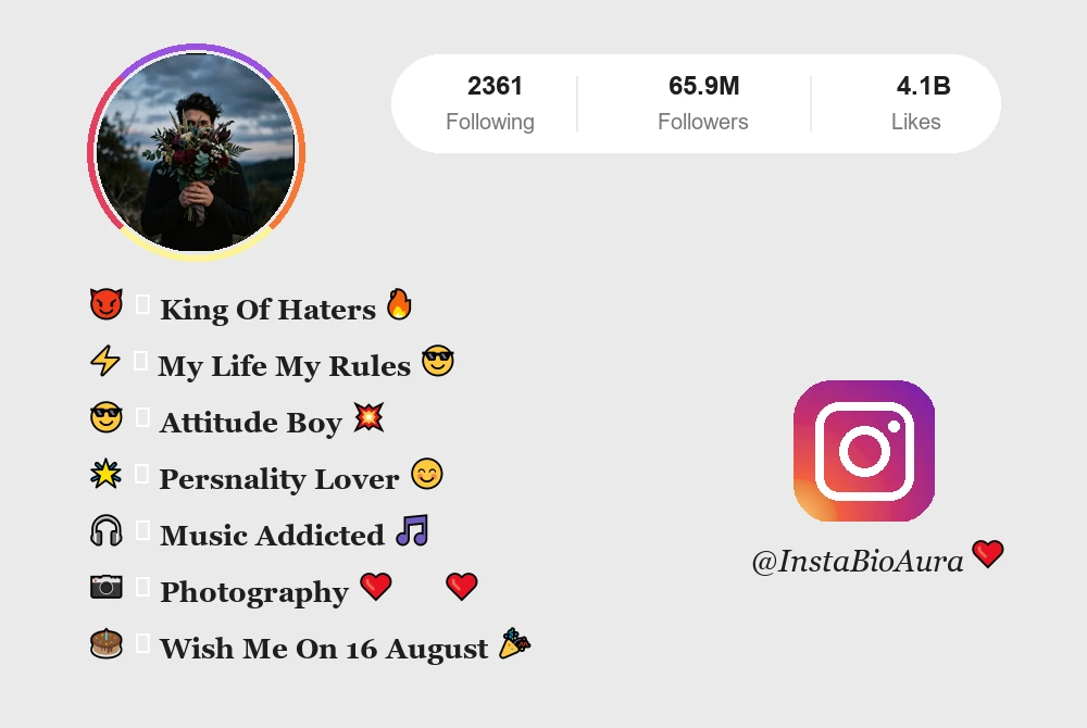 Attitude Bio for Instagram — Bold and Confident Lines