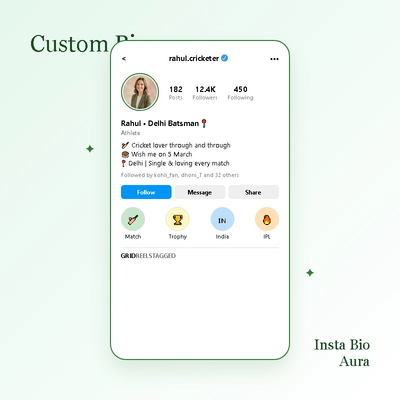 How to Blend Personal Details with Your Cricket Bio