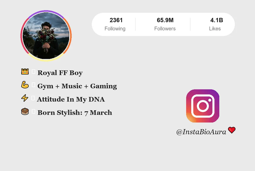 Ff Cool Stylish Instagram Bio | InstaBioAura Instagram Bios