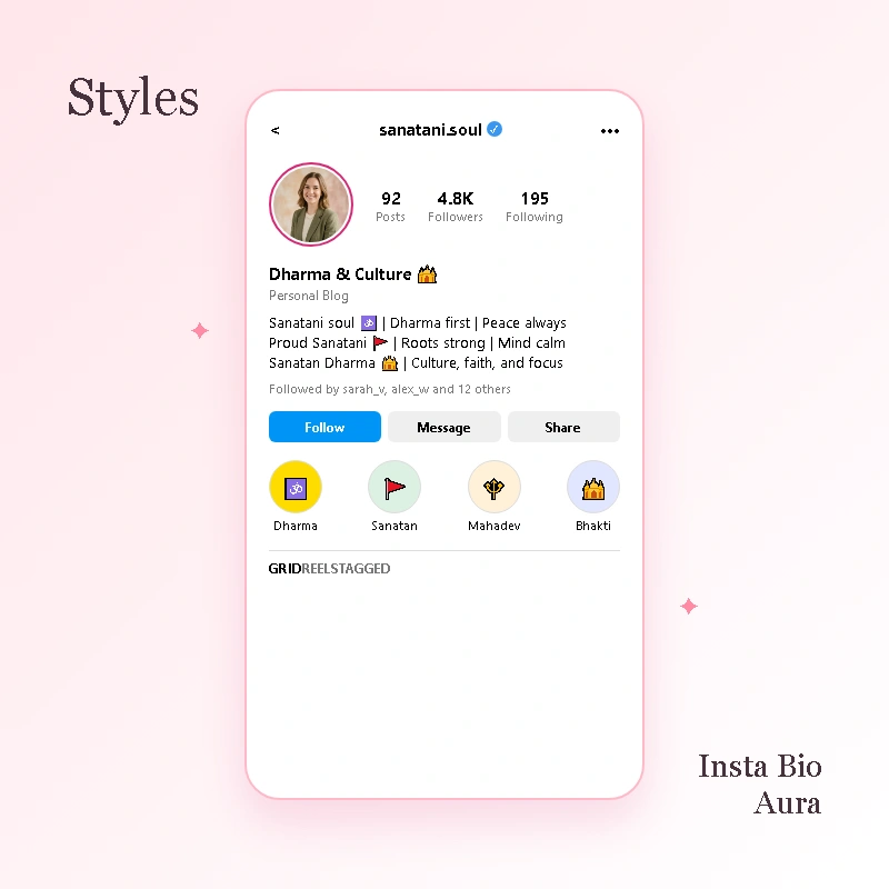 Hindu Bio Styles Matching Personality