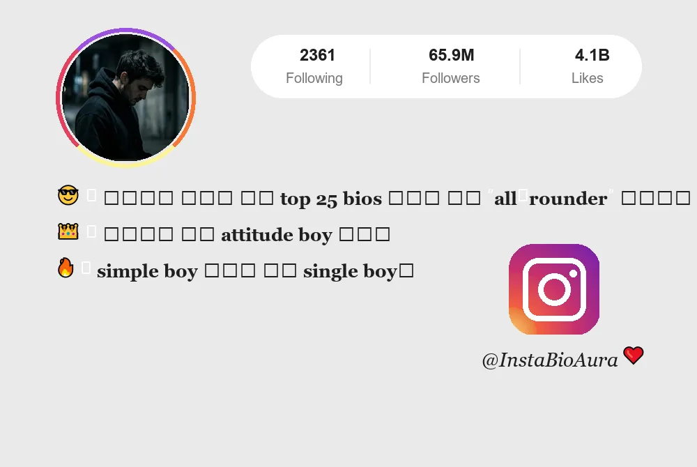 Hindi Attitude Instagram Bio for Boys | Royal & Stylish Bios