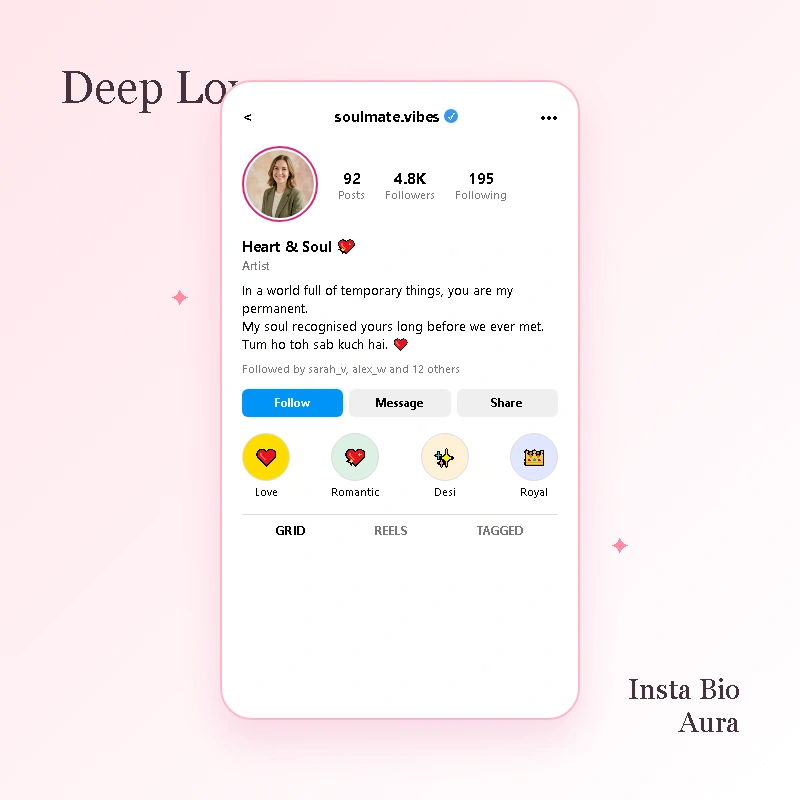 Heart Touching and Deep Love Quotes for Instagram Bio