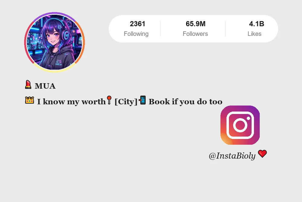 Makeup Artist Instagram Bio Ideas | MUA Profile Examples