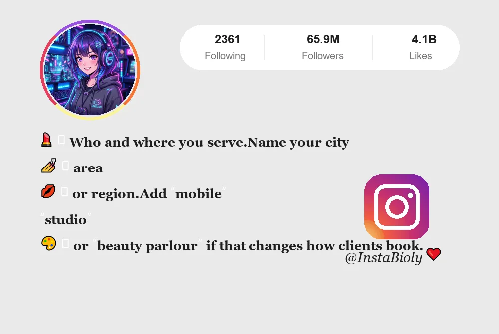Makeup Artist Instagram Bio Ideas | MUA Profile Examples