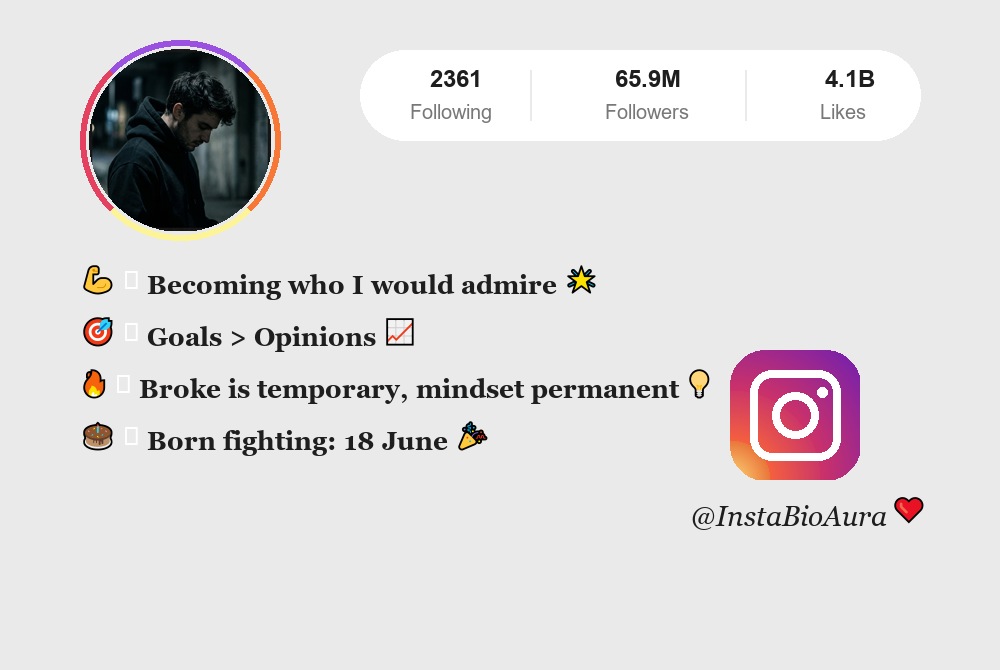 Motivational Instagram Bio Ideas | InstaBioAura Instagram Bios