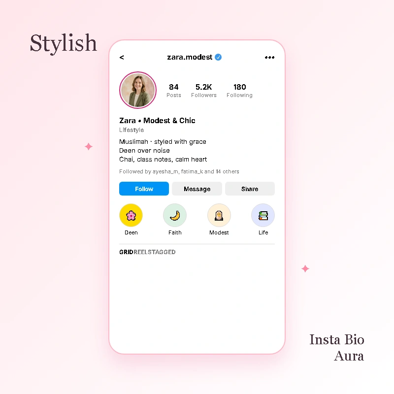 Best Instagram Bio Ideas for Muslim Girls by Vibe