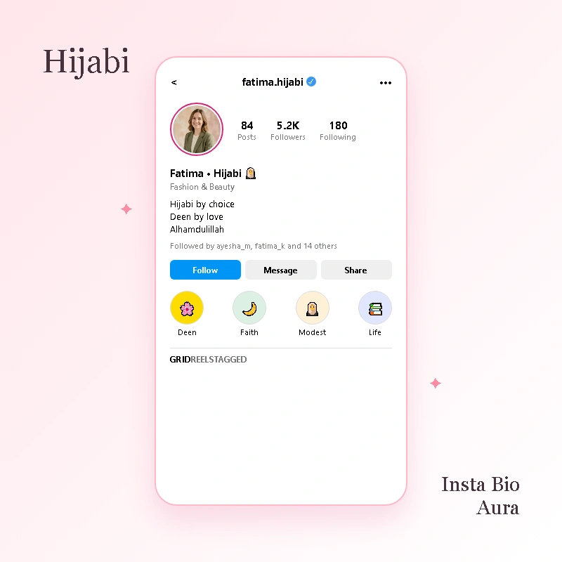 Good Hijabi and Modest Instagram Bios for Muslim Girls
