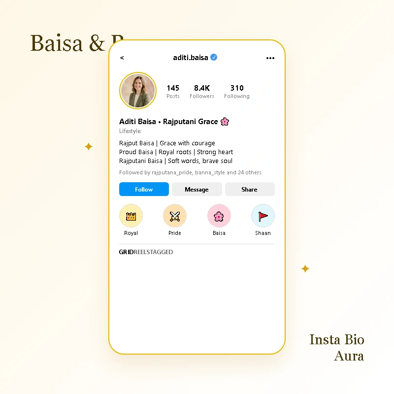 Which Rajput bio fits your identity boy girl Baisa or Kshatriya Rajput