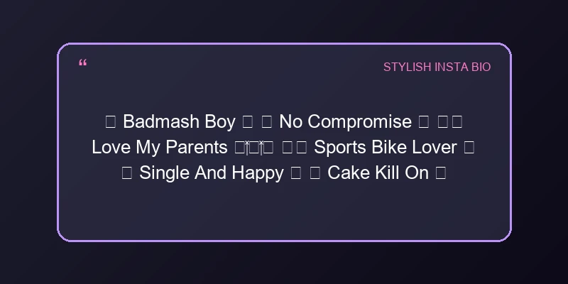 Stylish Instagram Bio For Boys Bio Card 10 | InstaBioAura Instagram Bios