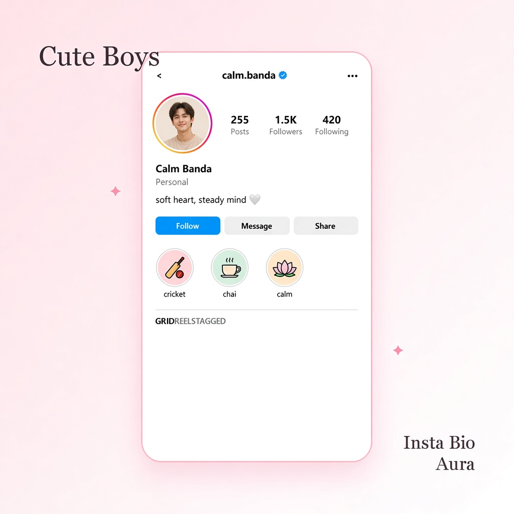 Cute bio for Instagram for boys soft funny lines