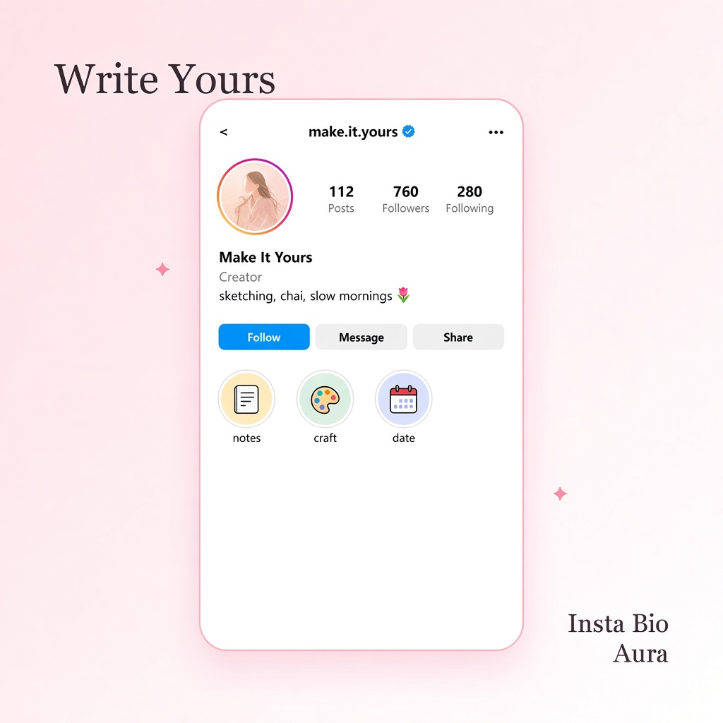 How to write a cute Instagram bio that is unique