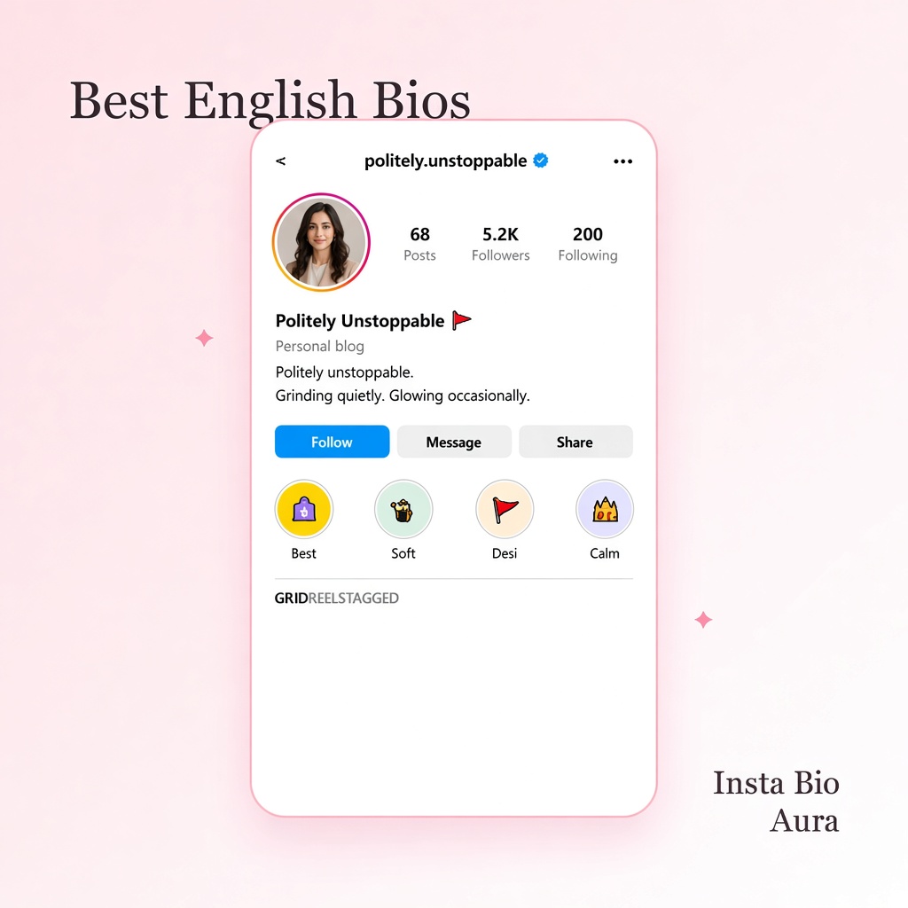 15 best English bios for Instagram right now 2026