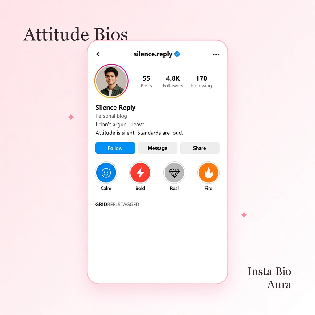 Attitude and badmashi English bios for Instagram