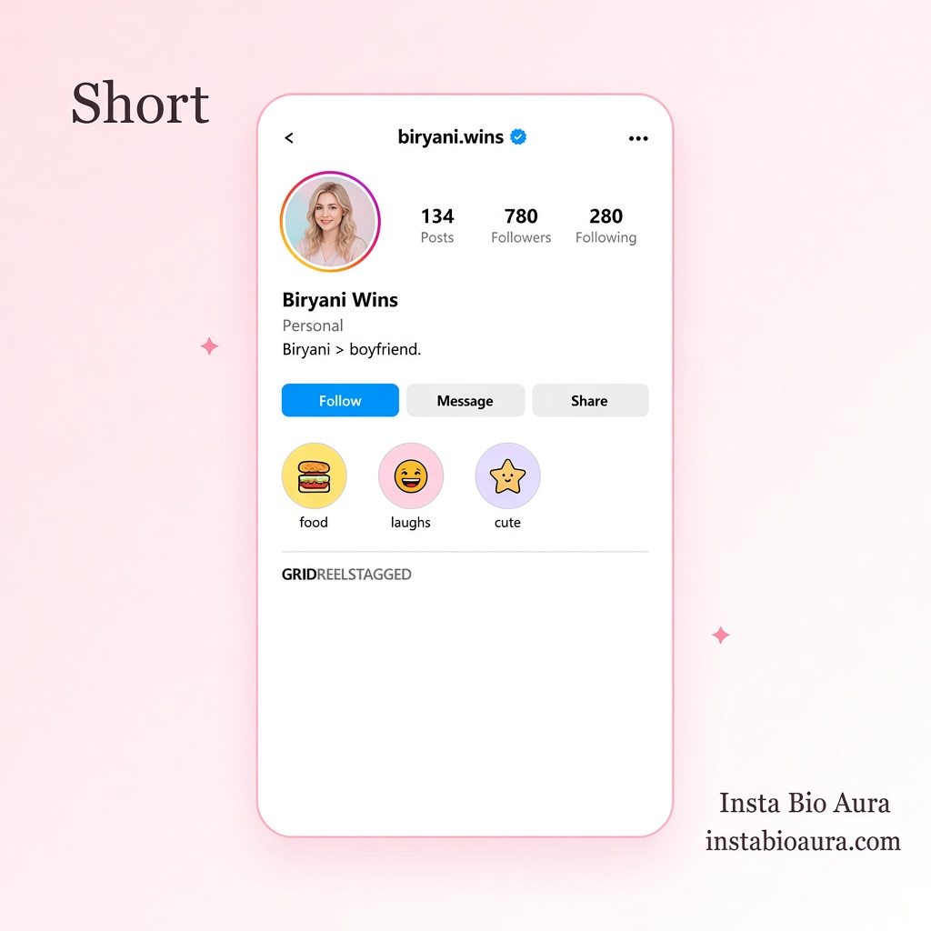 Short funny Instagram bio for girls