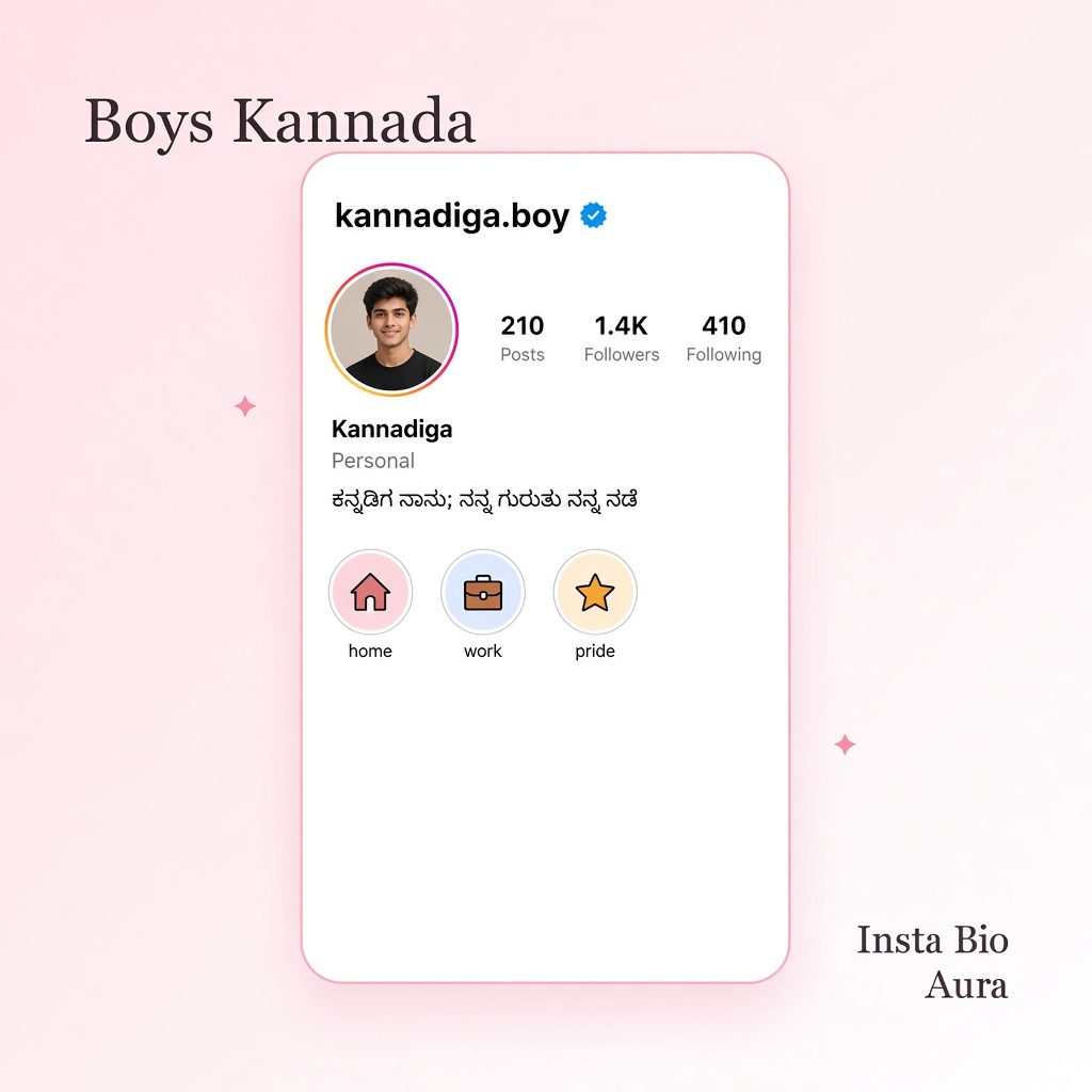 Kannada attitude Instagram bios for boys