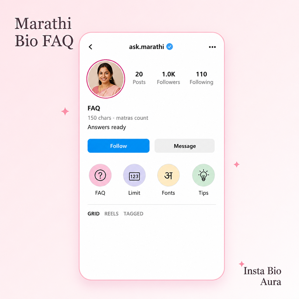 Marathi mulgi Instagram bio ideas for girls in Devanagari script