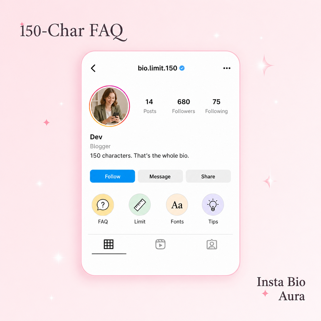 FAQ about mom dad Instagram bio character limit fonts and VIP labels