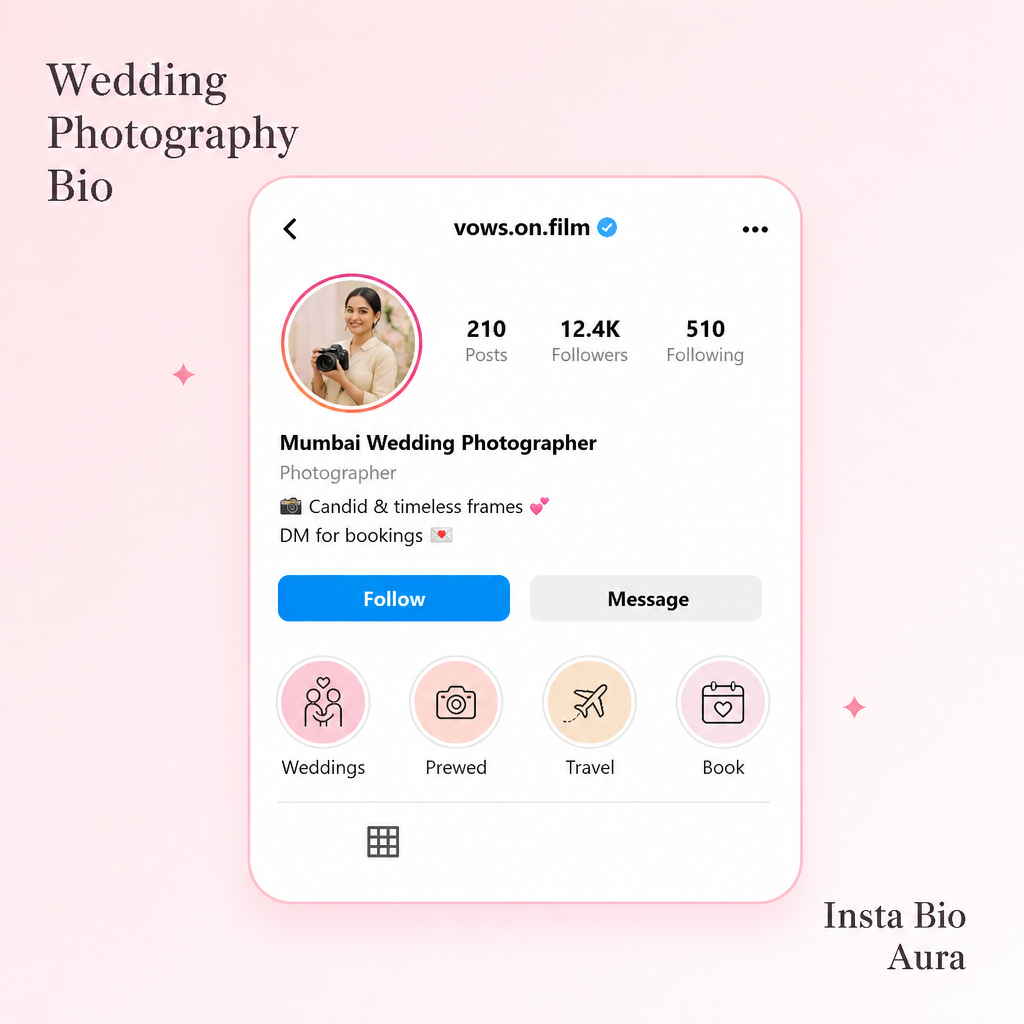 Instagram profile fields table for photographer bio character limits