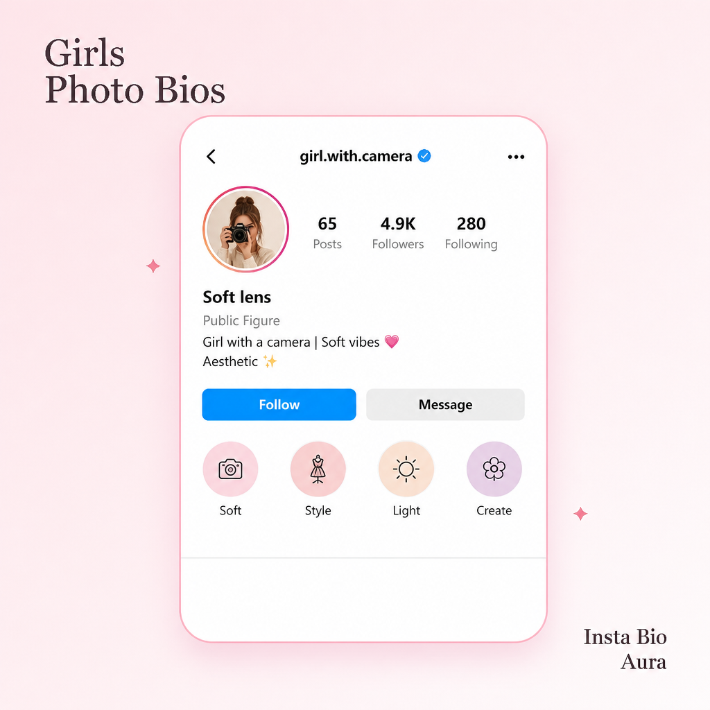 Nature photography bio for Instagram landscape and wildlife lines