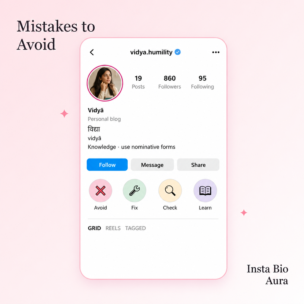 Mistakes to Avoid With a Sanskrit Bio — vidya Knowledge