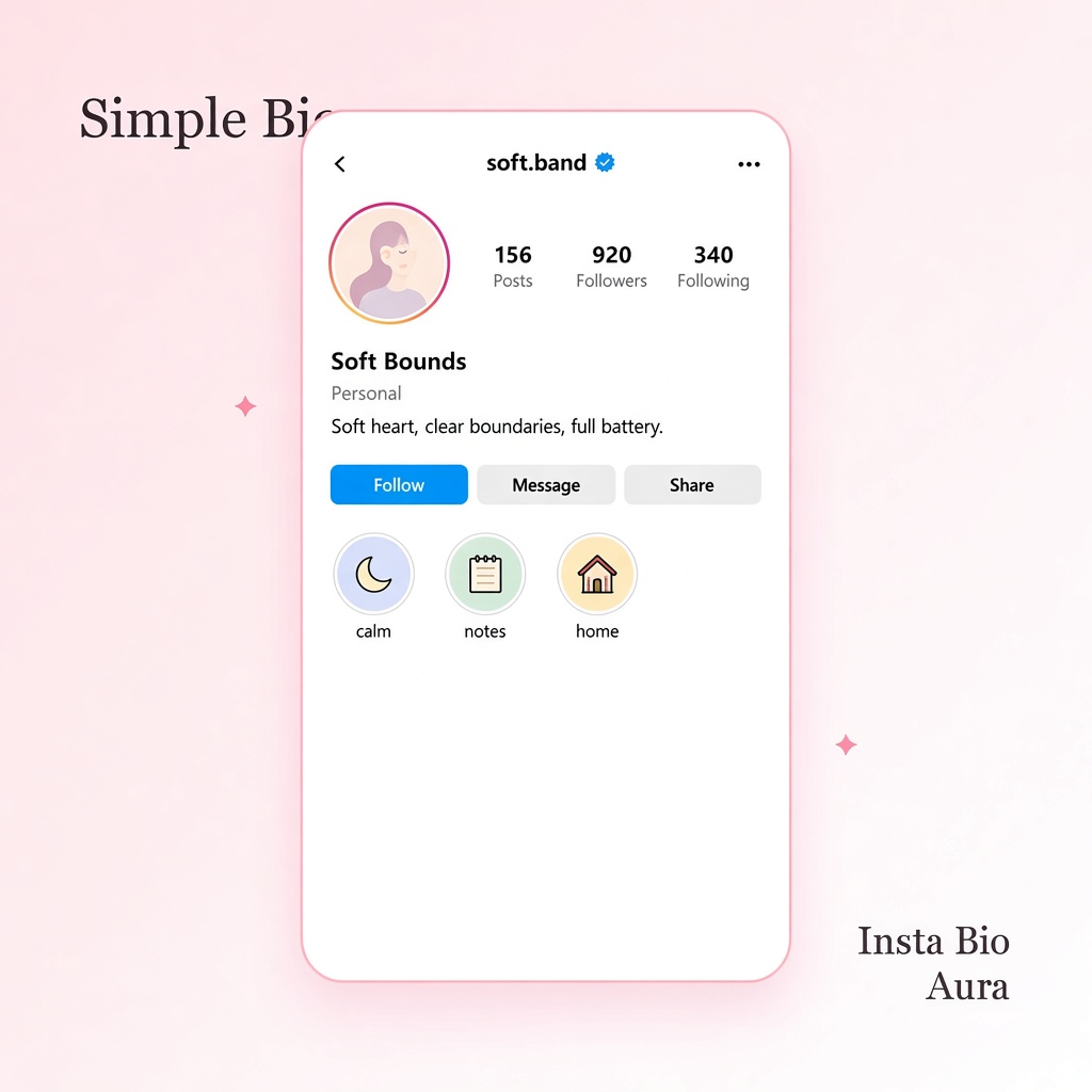 What is a simple Instagram bio plain text explanation
