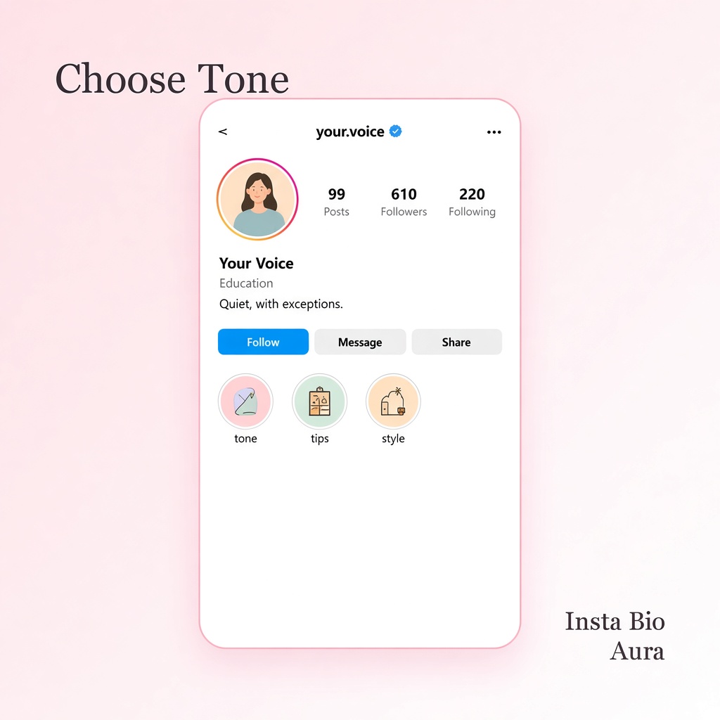 How to choose a good unique Instagram bio