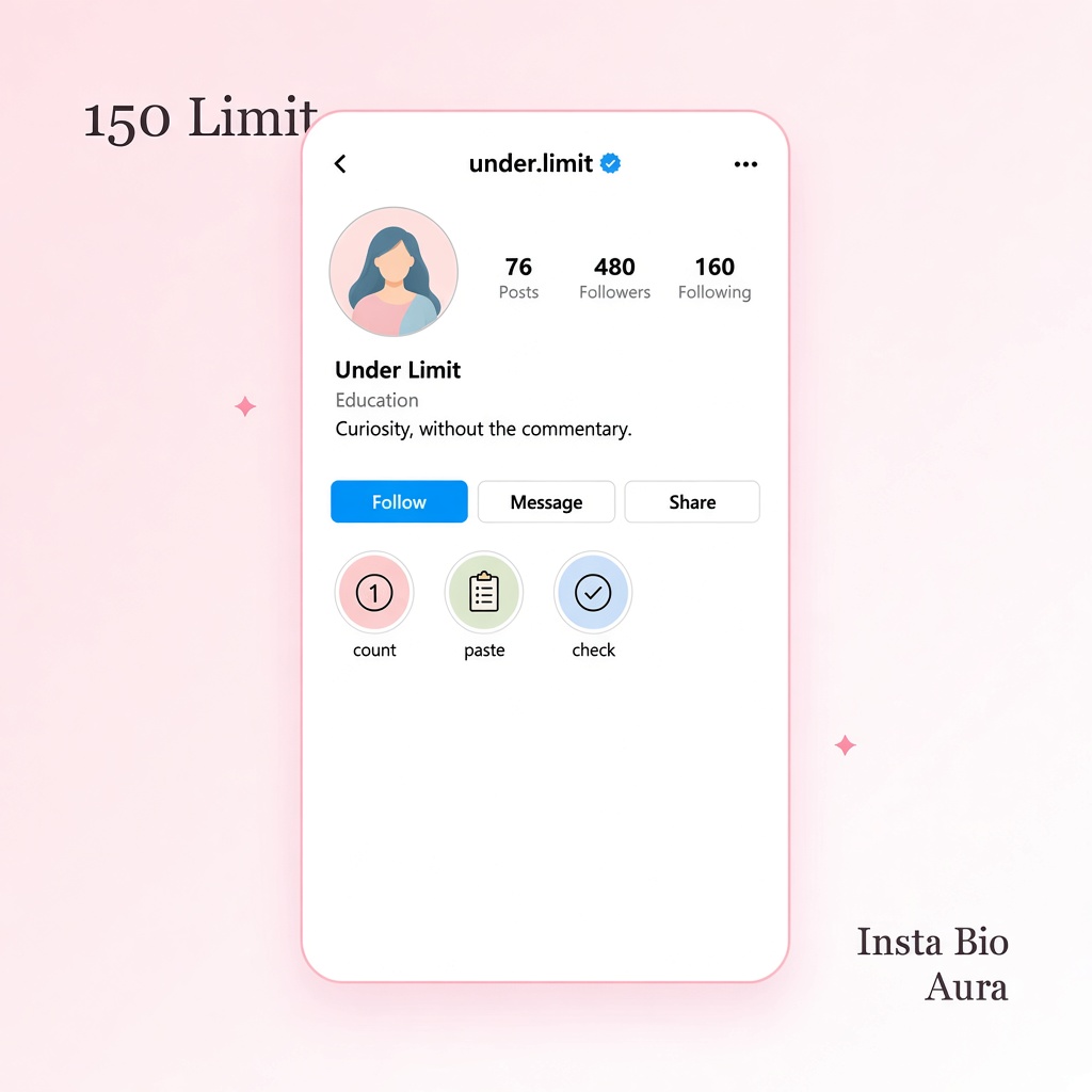 Instagram bio 150 character limit unique bio tips